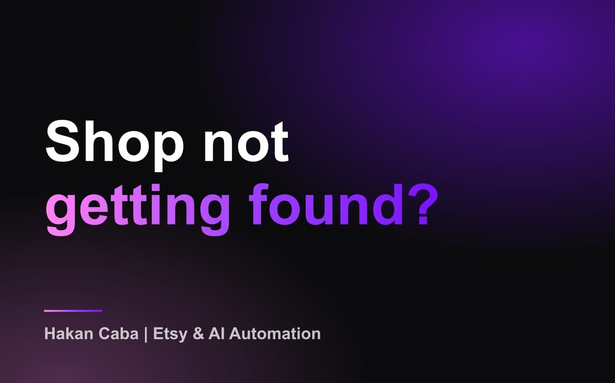 Etsy Shop Not Getting Found? 10 Search Rules