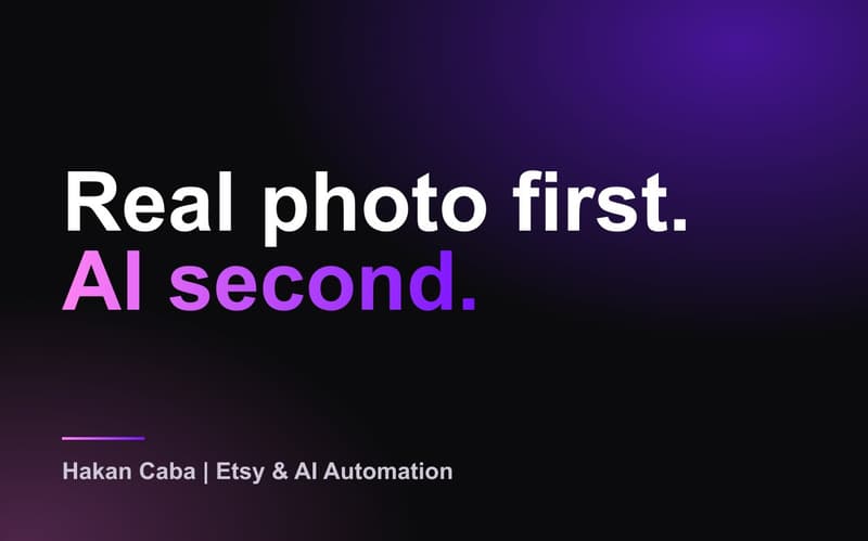 Etsy AI and Product Photo Rules: What to Update