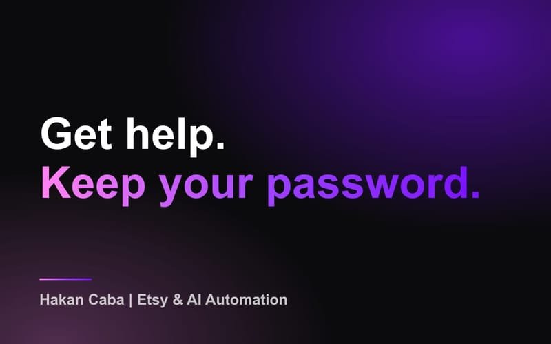 Etsy Shared Access: Get Help, Keep Your Password